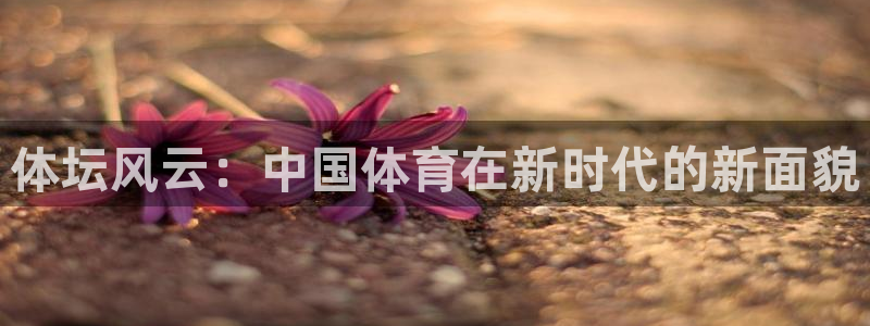 MK体育官方正版app娱乐首页官网下载:体坛风云:中国体育在