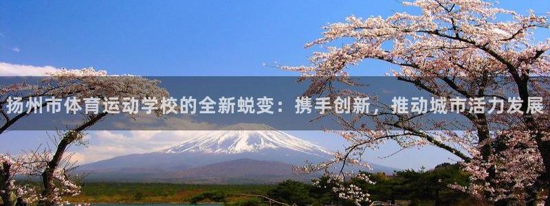 注册MK体育官方正版app:扬州市体育运动学校的全新蜕变:携